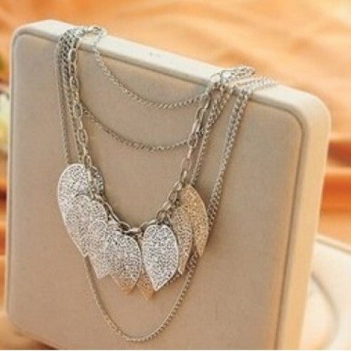 Stray Leaves Necklace Jewelry WholesaleFashion Jewelry For Women