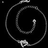 Tornozeleira Femininas Foot Chain - 925 silver love ankle jewelry bracelet