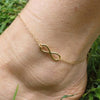 Anklet Bracelet Foot Chain For Women - Presonality Nice Infinity Anklet Gold/Silver Anklet Bracelet Foot Chain